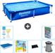 Bestway Rechthoekig Steel Pro Zwembad - 221 x 150 x 43 cm - Blauw