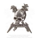 Alchemy Metallica - Damage Including Skull Pin - Zilverkleurig