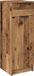 vidaXL Badkamerkast met lade Oud hout 32 x 34 x 90 cm Bewerkt hout