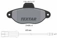 TEXTAR 2143603 Jeu de plaquettes de frein