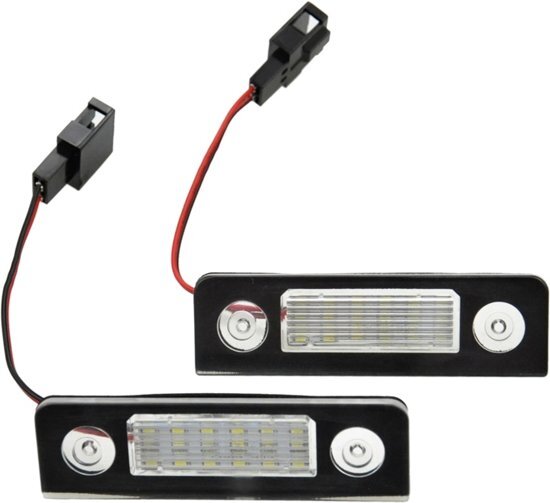 AutoStyle Set pasklare LED nummerplaat verlichting - Skoda Octavia & Roomster 2004-2013