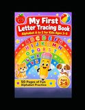 My First Letter Tracing Book for Kids Ages 3-5: Alphabet A-Z Handwriting Practice Workbook for Preschoolers and Kindergartners | Learn to Write Uppercase and Lowercase Letters with Dotted Lines