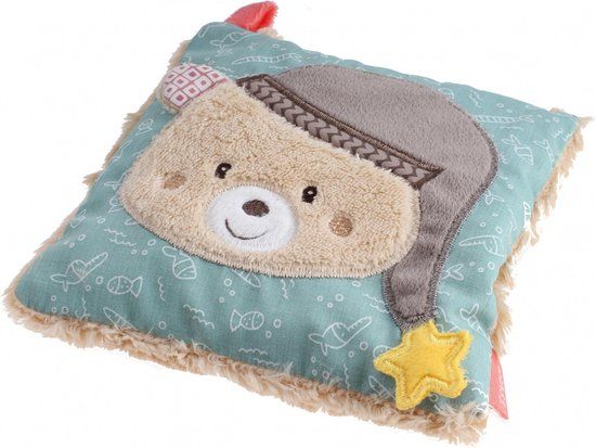 Fehn Bruno Beer Warmtekussen - Multicolor - Kersenpitten - Kinderen
