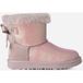 UGG® Mini Bailey Bow II Frosted-laars in Lavender Smoke, Maat 37, Wol