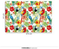 Guirca Tropische Tafelkleed Toekan Hawaii (137x274cm) Multikleur - Print