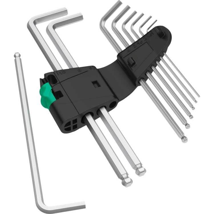 Wera 950 PKL/9 SM N SB Allen Key Set - 9 Piece