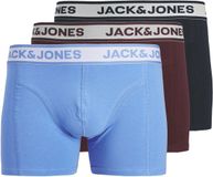 JACK&JONES JACNOLAN SOLID TRUNKS 3 PACK Heren Onderbroeken Sky Captain