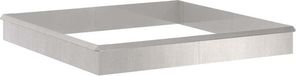 vidaXL Slakkenhekken 12 st 100 x 3,5 x 25 cm roestvrij staal zilver