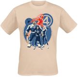 Fantastic Four Group Bubble Heren T-shirt - zand - M