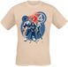 Fantastic Four Group Bubble Heren T-shirt - zand - M