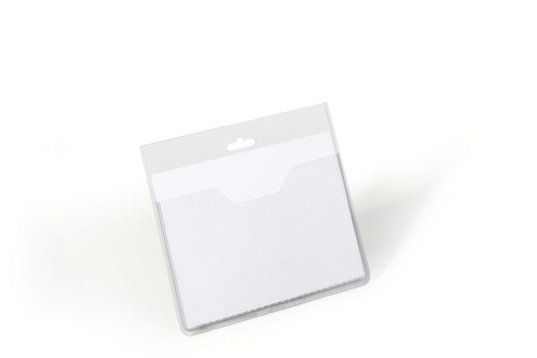 Durable Naambordje 60x90mm (open mapje) - Transparant - 20 stuks
