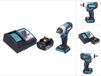 Makita DTW 181 RF1 accu slagmoersleutel 18 V 210 Nm 1/2" borstelloos + 1x oplaadbare accu 3.0 Ah + lader