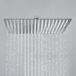 Douche principale douche pluie - Pommeau de douche en acier inoxydable 304 40x40cm avec encastrement