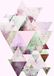 Komar Wandafbeelding | Triangles Red | Poster, afbeelding, woonkamer, slaapkamer, decoratie, kunstdruk | zonder lijst | P100-50x70 | Grootte: 50 x 70 cm (breedte x hoogte)
