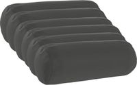 vidaXL - Kussensloop - 6 stuks - HEERLEN - Antraciet - Ø 15 x 40 cm - Polyester