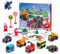 Dickie Toys Adventskalender met voertuigen en verkeersaccessoires
