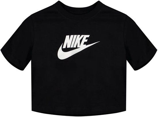 Nike Sportswear T-shirt Met Korte Mouwen 12-13 Years Meisje Zwart