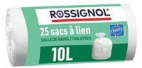 ROSSIGNOL Vuilniszakken – 25 zakken – 10 l – geproduceerd in Frankrijk