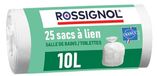 ROSSIGNOL Vuilniszakken – 25 zakken – 10 l – geproduceerd in Frankrijk