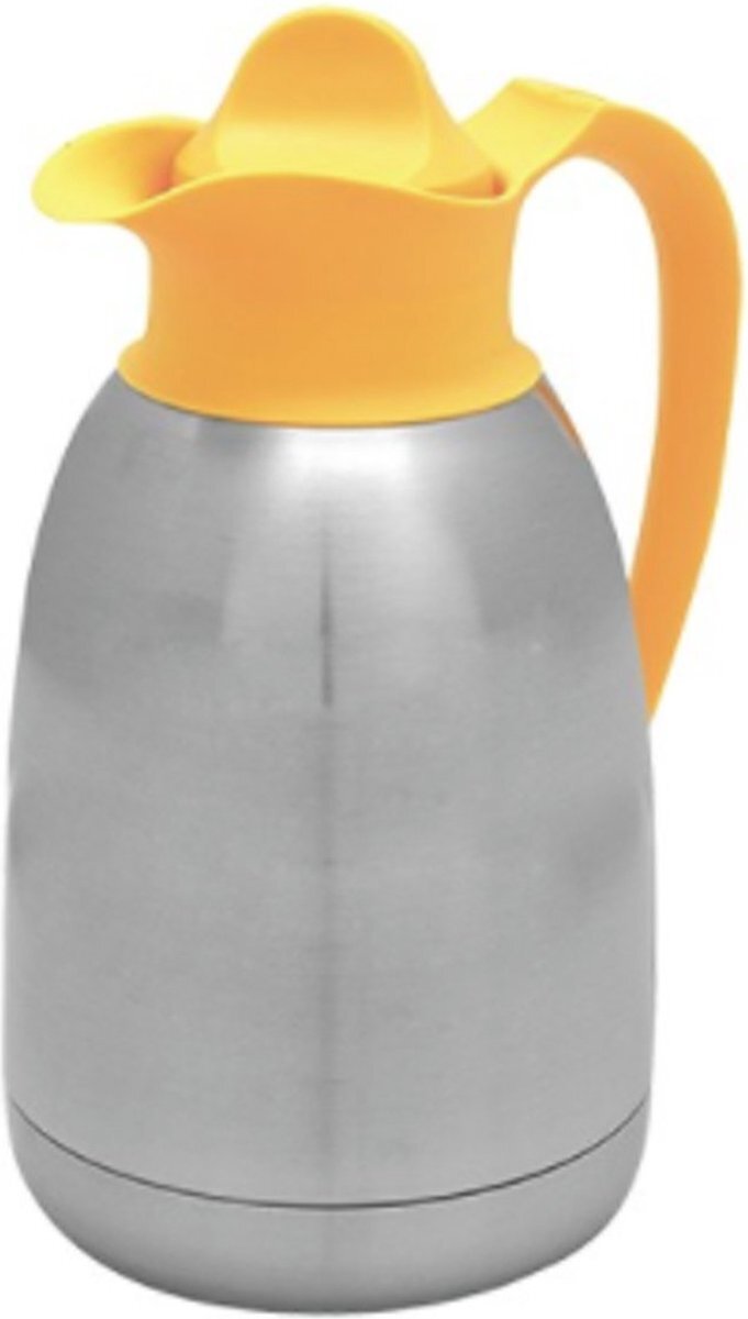cater profi isoleerkan voor thee 1.5 L (geel) met draaiknop
