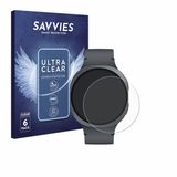 Savvies Screenprotector voor Samsung Galaxy Watch 8 / 9 (44 mm) - Folie Beschermfolie transparant 6 Stuks
