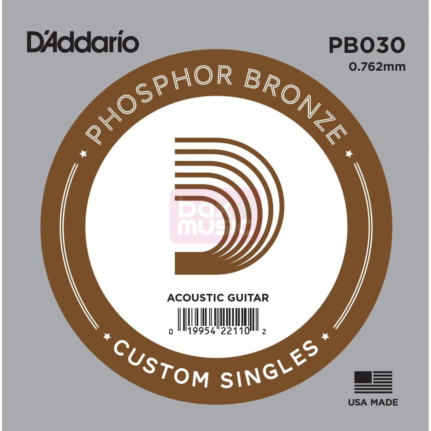 D'ADDARIO Daddario PB030 losse snaar voor akoestische westerngitaar