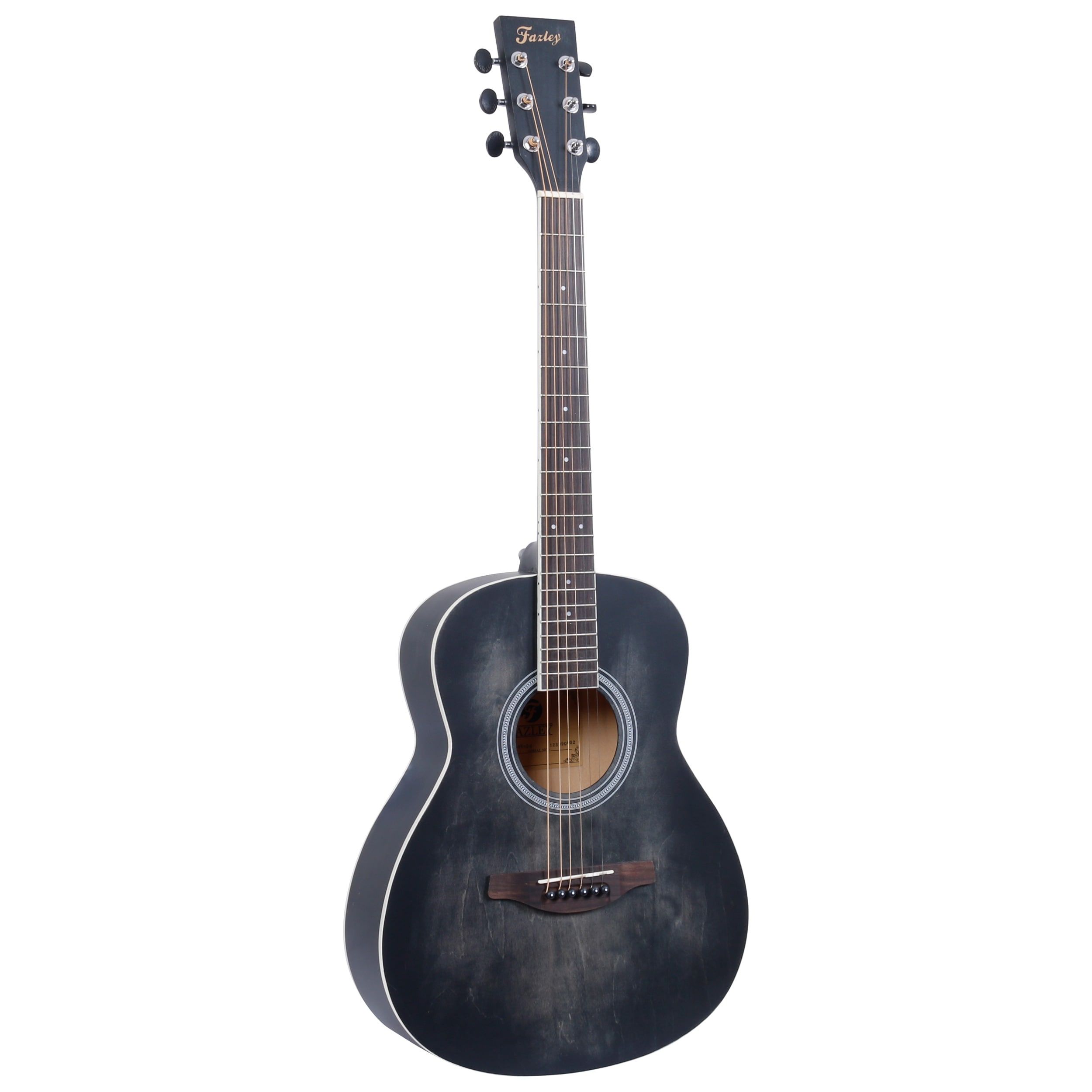 Fazley W55-COL-BK-3/4 - 3/4 Western Gitaar - Zwart