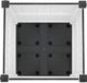 vidaXL - Plantenbak met wielen Wit 40 x 40 x 44 cm PP