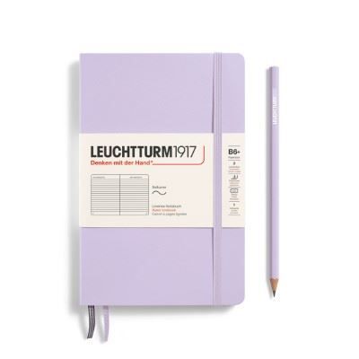 Leuchtturm Notitieboek B6+ Softcover Lila Gelinieerd