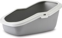 Savic Aseo Kattenbak - Grijs/Wit - 56x39x27,5 cm