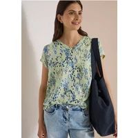Cecil Blouse met korte mouwen en een mix van texturen