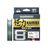 Shimano Kairiki 8+ Gevlochten Vislijn 300 M Transparant 0.060 mm