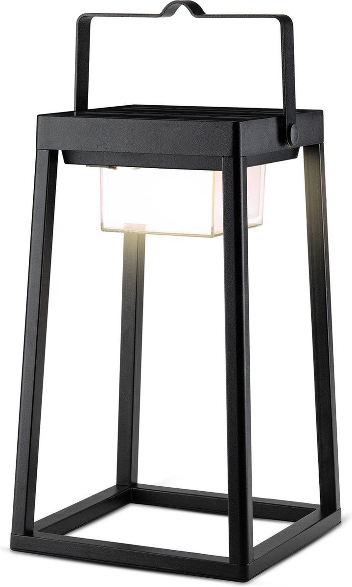 Brendz Yuma Solar Tuinverlichting - Aluminium - 3 Licht Modi - USB-C - IP44