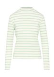 s.Oliver Shirt lichtgroen / offwhite