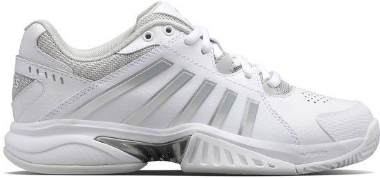 K-Swiss Receiver V Omni Dames Tennisschoenen - White/Silver - Maat 42