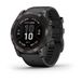GARMIN fēnix® 7X Pro – Sapphire Solar Edition, Carbon Gray DLC titanium met lichte titanium armband