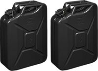 Pro Plus Jerrycan - Set van 2x stuks - noir - 20 litres - métal