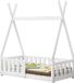 In And OutdoorMatch Kinderbed Minna - Tipi Bed - Met Valbeveiliging - 70x140 cm - Wit