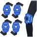 Relaxdays cold pack knie - set van 4 - herbruikbaar - gelpack