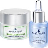 Sans Soucis Sensitive Care - Herbal Krauter Balsem Day 50ml + Beauty Elixir 2% Hyaluronic 15ml (Duo Deal) OP=OP