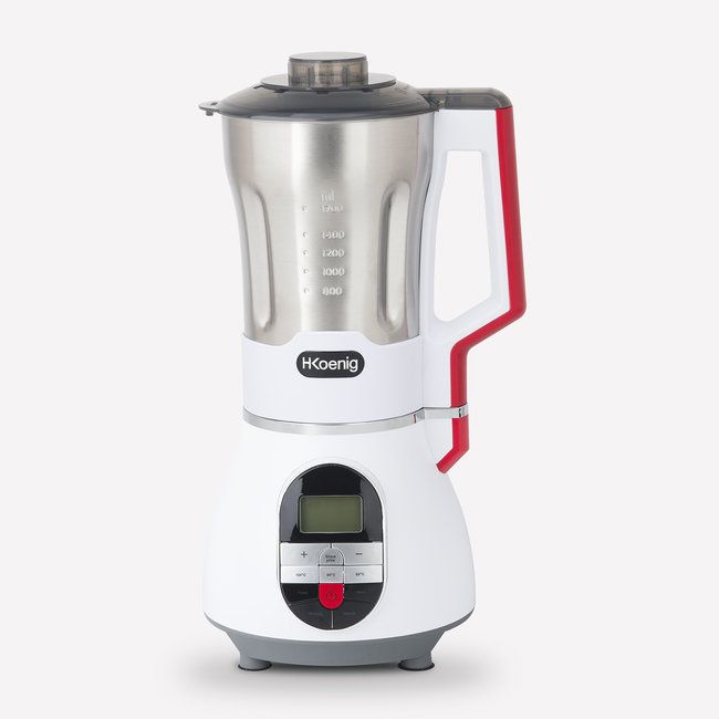 H.Koenig MXC36 - Soepmaker - 1.7 liter - Rood/Wit