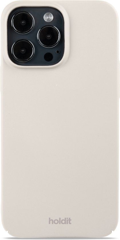 Holdit Slim Case geschikt voor Apple iPhone 15 Pro Max - Light Beige