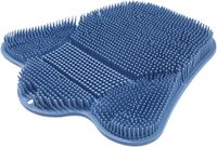 Tapis de nettoyage pour pieds en silicone sans marque - Bleu