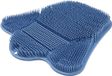 Tapis de nettoyage pour pieds en silicone sans marque - Bleu