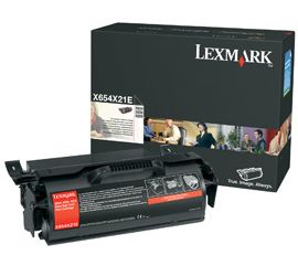 Lexmark X654, X656, X658 Extra High Yield Zwart Toner Cartridge - X654X31E