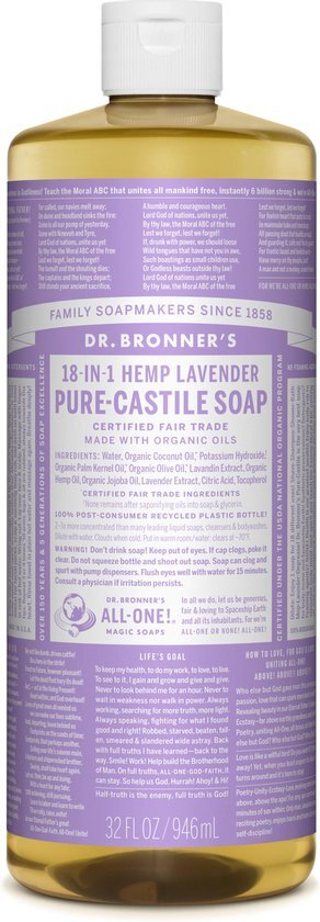 dr bronners Liquid Soap Lavendel 945ml