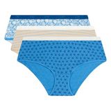 DIM Boxershorts voor dames, katoen, kleuren en motieven, 3 stuks