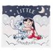 VALENTI & CO. Disney Lilo en Stitch - bedrukte houten afbeelding 38 x 33 cm met details in zilver
