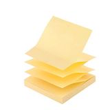 D.RECT Zelfklevende notities Zig-Zag Z-Notes 76x76mm 100 vellen geel, 9233