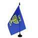 AZ FLAG Tafelvlag Betar Happy Hanukkah 21x14 cm Polyester 100D Plastic Voet